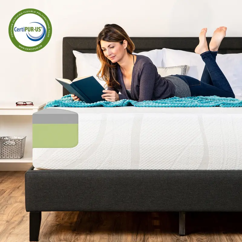 12-Inch Medium-Firm Memory Foam Mattress – Infused With Green Tea And Bamboo Charcoal Gel 1