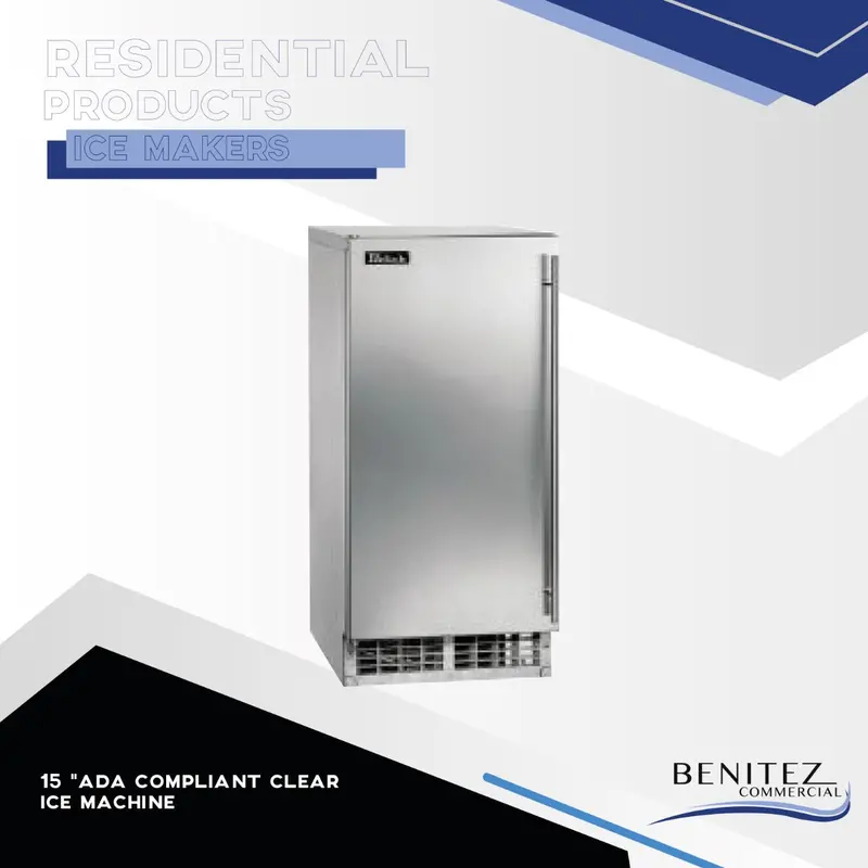15-Inch Ada-Compliant Clear Ice Maker – Nsf-Certified 1