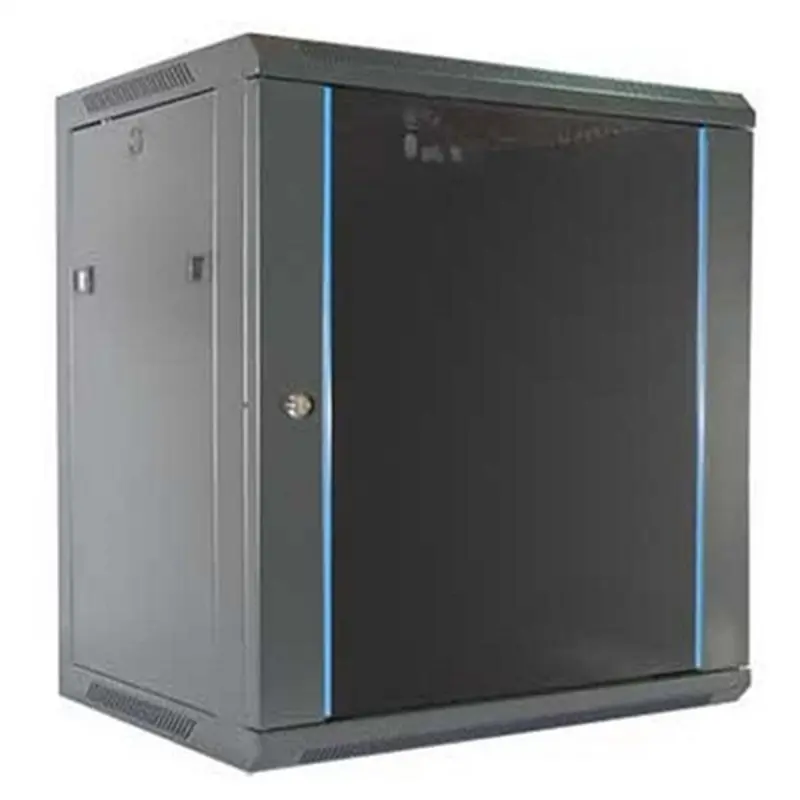 2Lan Ar1912U600X450M1 Wall-Mounted Rack Cabinet – 19" Black Enclosure 1