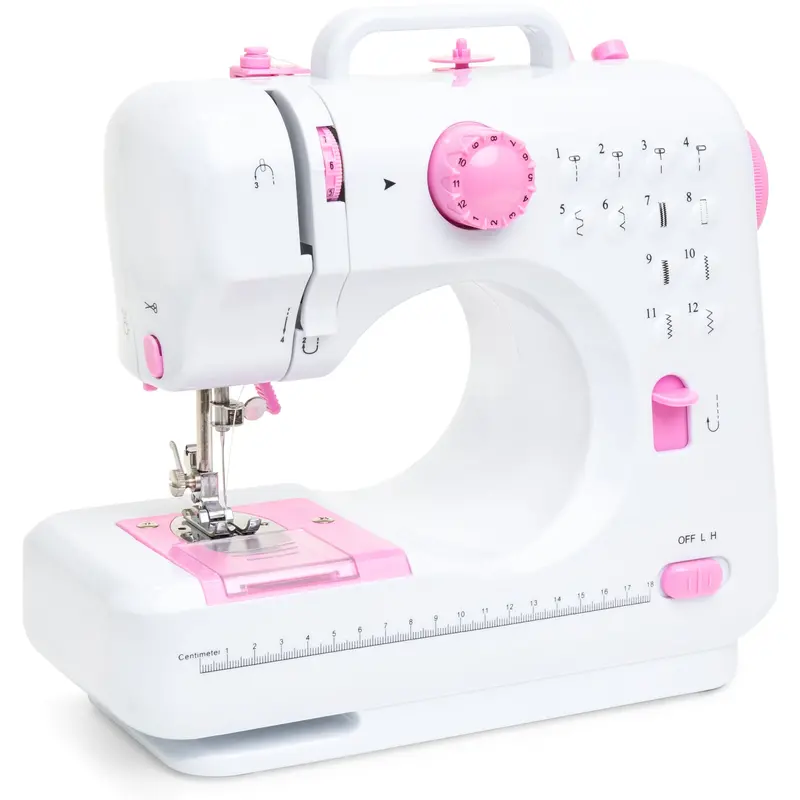 6V Foot-Pedal Sewing Machine – 12 Stitch Patterns, Compact Beginner-Friendly Design 1