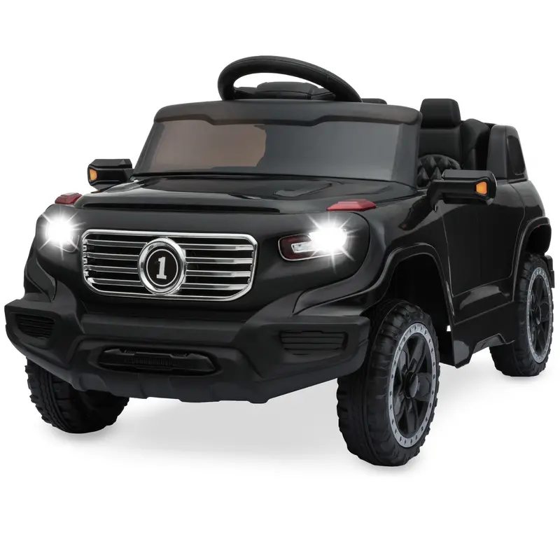 6V Remote-Controlled Kids' Ride-On Truck With Three Speeds, Light Effects, And Horn 1