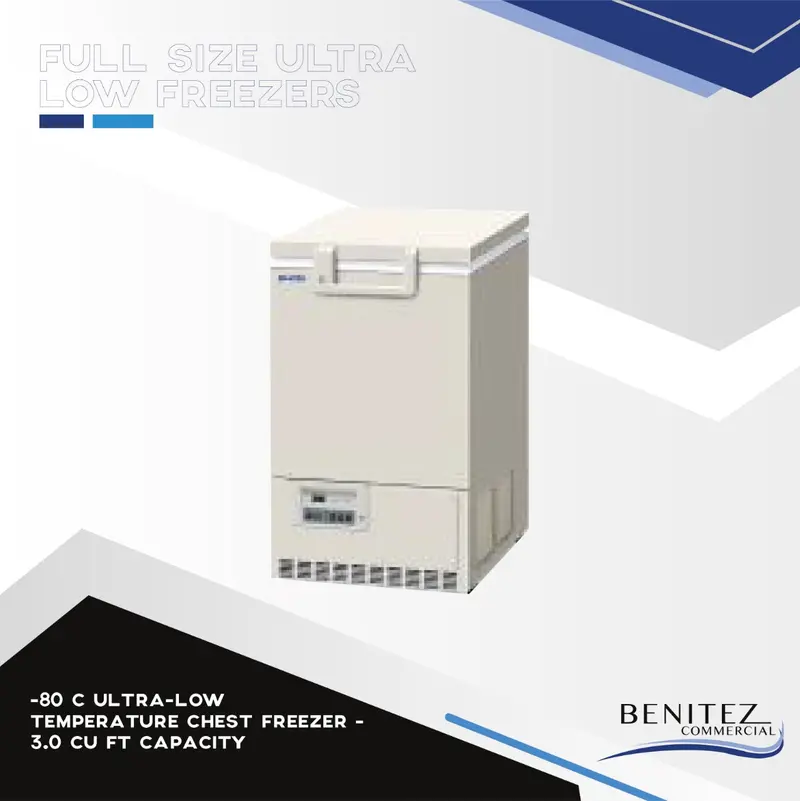 -80°C Compact Ultra-Low Temperature Chest Freezer (3.0 Cu Ft) 1