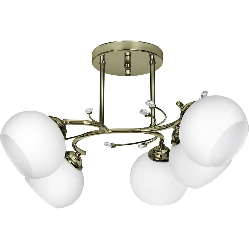 Activejet Irma Modern Ceiling Light – White Metal (40W, 230V) 1