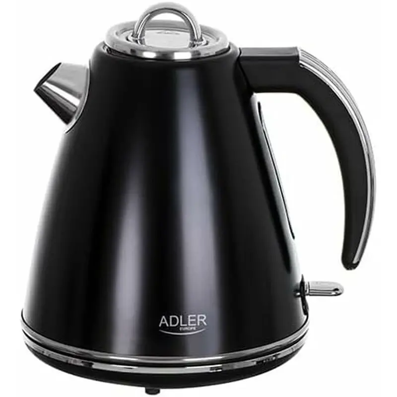 Adler Stainless Steel Electric Kettle – Sleek Black Finish 1