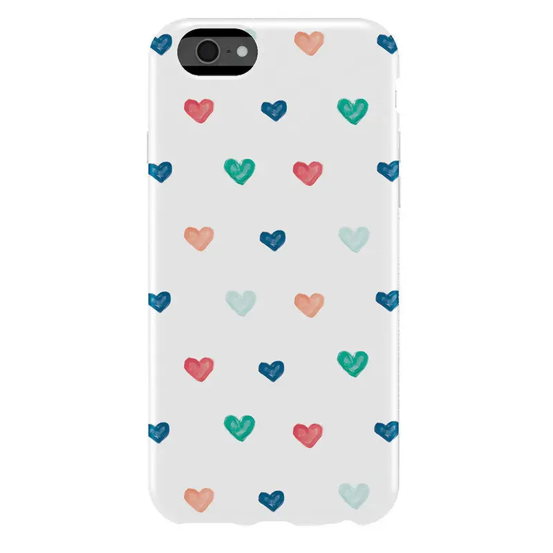 Agent 18 Flexshield – Iphone 6 Hand-Drawn Hearts Design Soft-Touch Case 1