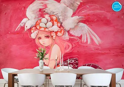 Aida Custom Wall Mural – Premium Printable Large-Format Decorative Wallpaper 1