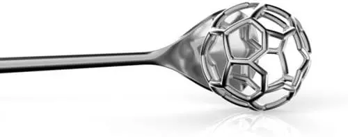 Alessi Acacia Wood Honey Dipper With Polished Stainless Steel Finish 1