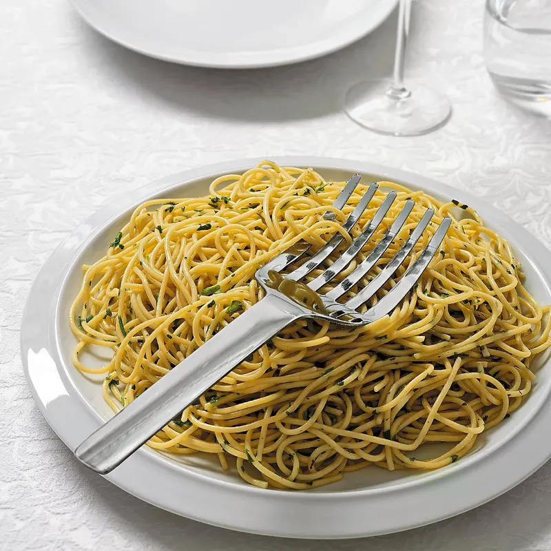 Alessi Tibidabo Polished Silver Spaghetti Serving Fork 1