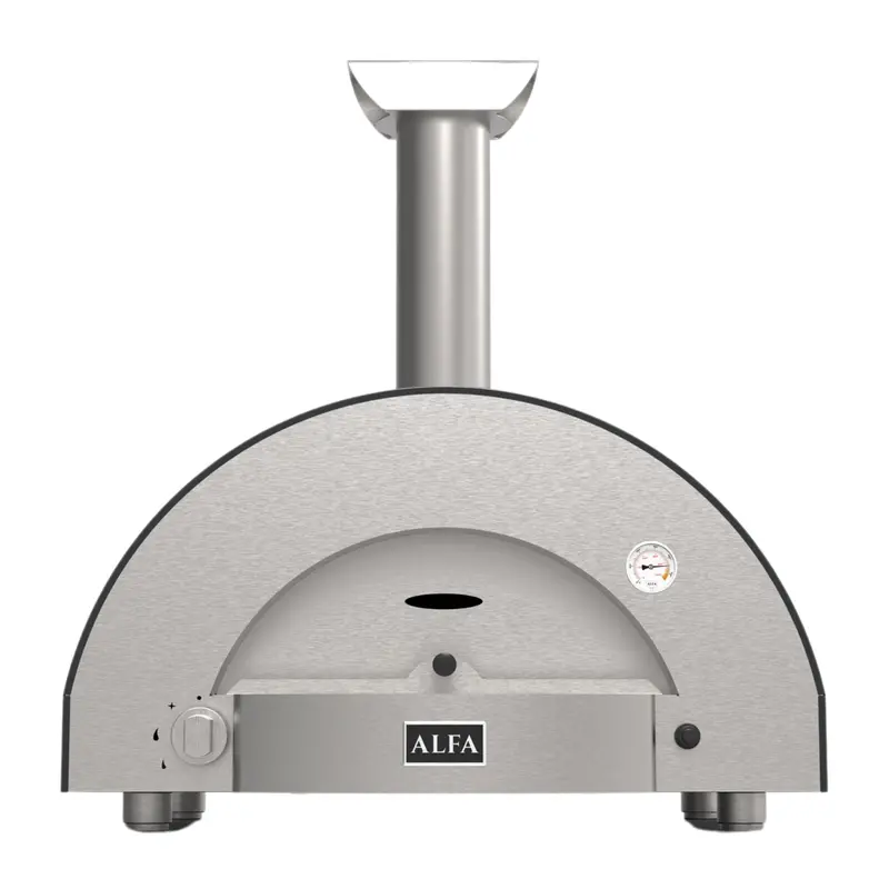 Alfa Classico 2-Pizza Grey Gas Pizza Oven – Outdoor Kitchen Ready 1