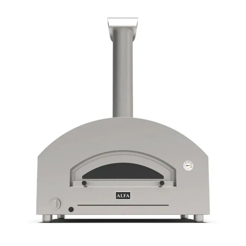 Alfa Futuro 4-Pizza Outdoor Gas-Powered Pizza Oven With Stainless Construction 1