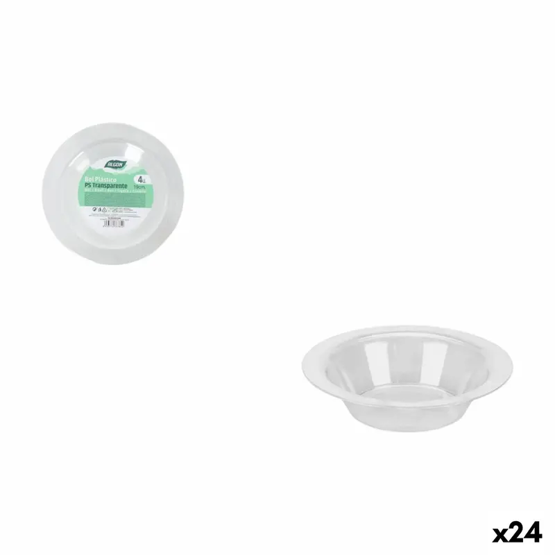 Algon Appetizer Set – 19 Cm Diameter, 4-Piece Serving Set, Pack Of 24 1