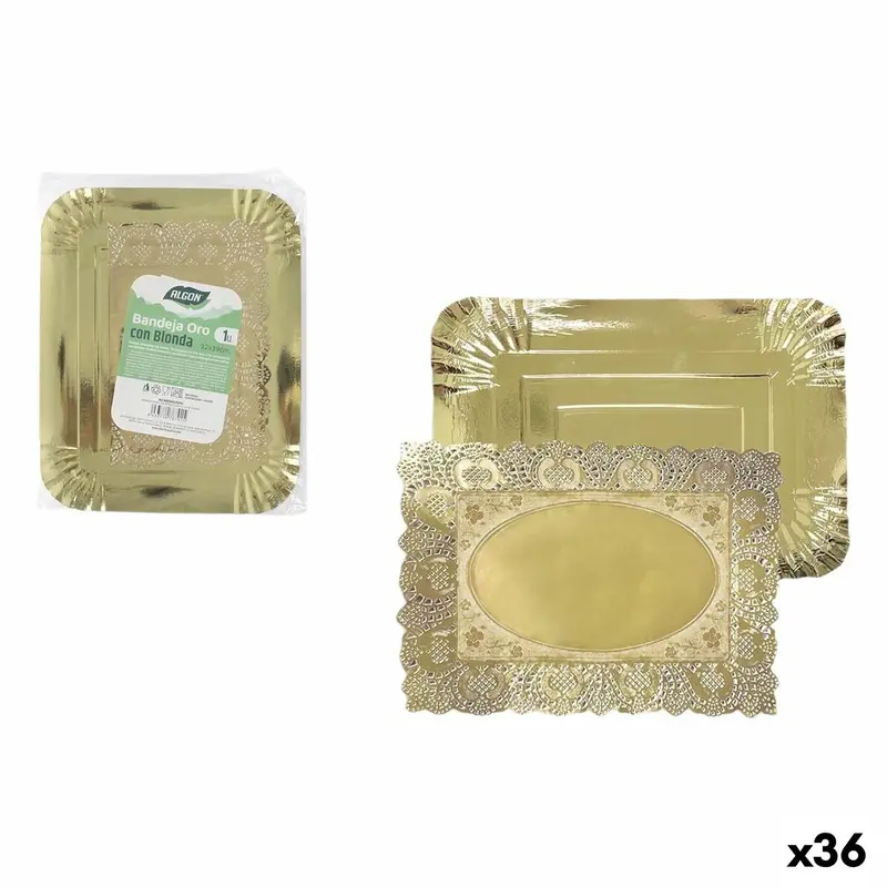 Algon Extra-Large Rectangular Tray – 32 × 39 Cm (36-Pack) 1