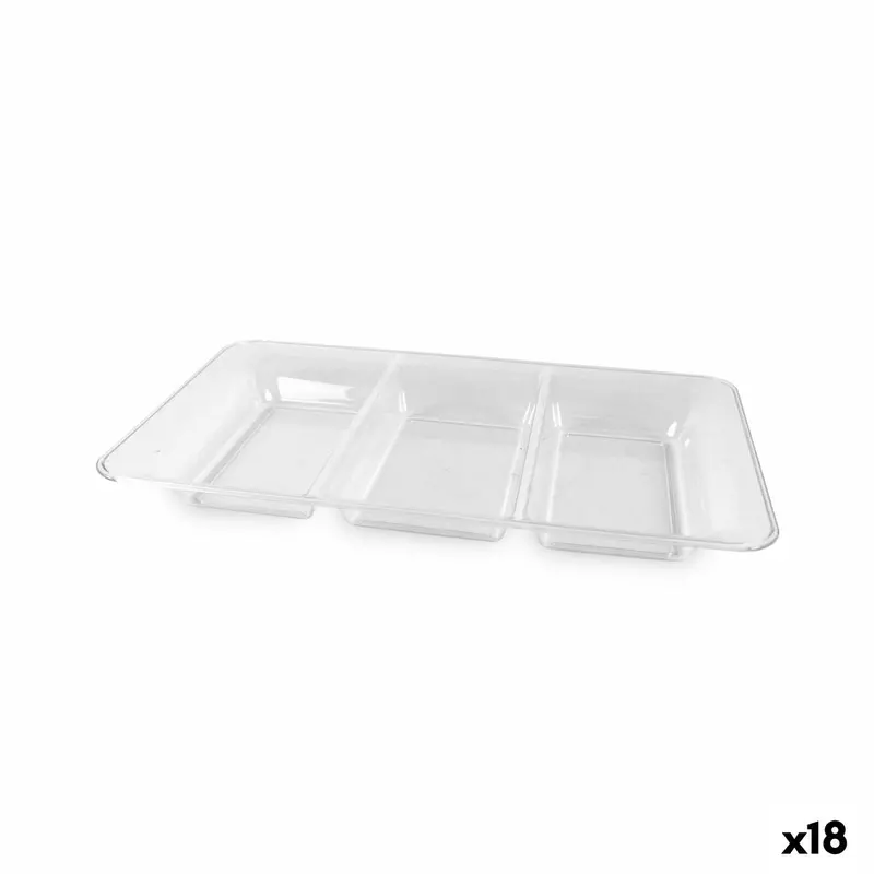 Algon Snack Serving Tray – Rectangular 36X23Cm (18-Pack) 1