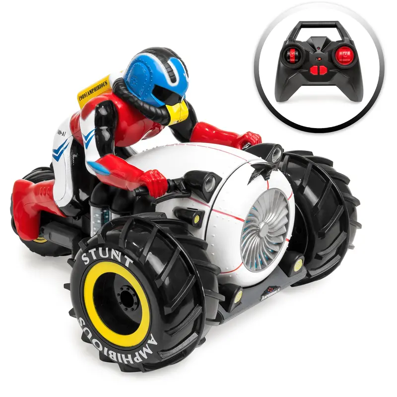 All-Terrain Amphibious Rc Motorcycle Toy For Kids – Stunt-Ready Remote Control Vehicle 1