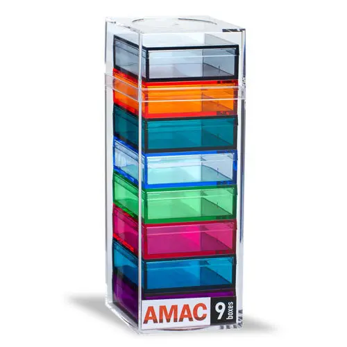 Amac Tower Collection: Set Of Nine Modular Boxes 1