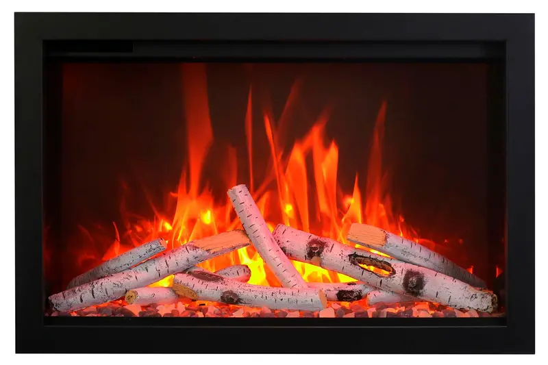 Amantii 33-Inch Indoor/Outdoor Built-In Electric Firebox – Traditional Series 1