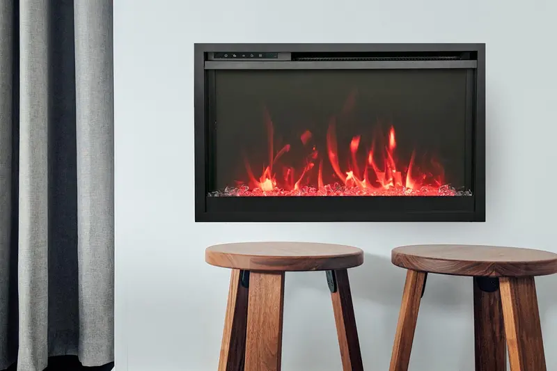 Amantii Extra-Slim 33-Inch Smart Electric Firebox Insert – Traditional Style 1