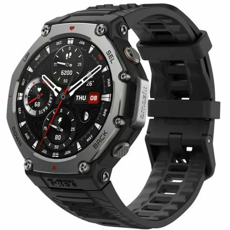 Amazfit Smartwatch W2323Gl1N – 1.5-Inch Display, Sleek Black Design 1