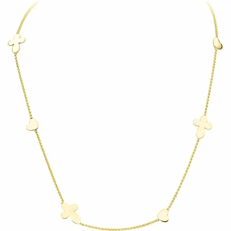 Amen Croci Cuori Pendant Necklace – Heart-And-Cross Ladies' Sterling Silver Design 1