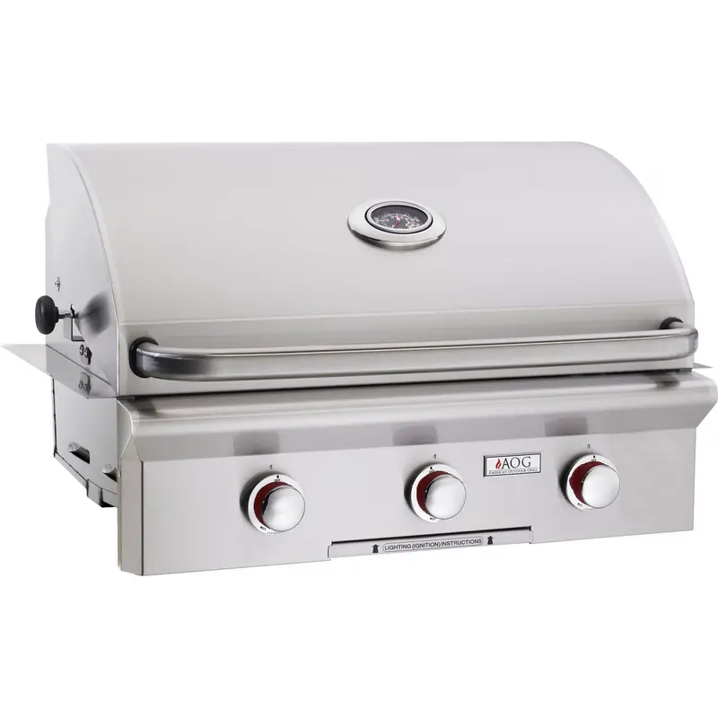 American Outdoor Grill T-Series 30-Inch Built-In Natural Gas Grill – 3-Burner 1