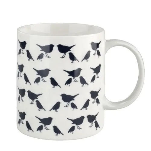 Anorak Kissing Robins Ceramic Mug 1