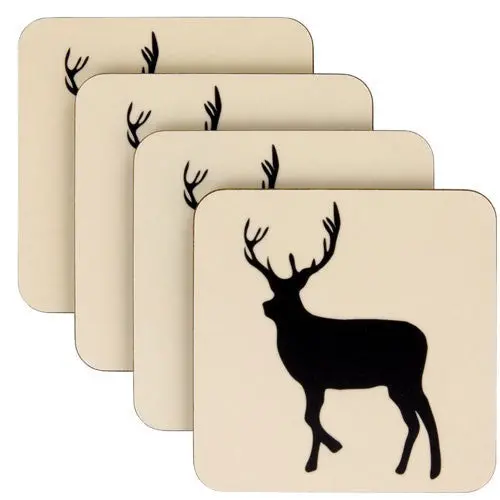 Anorak Stag-Design Coaster Set (4 Pcs) 1
