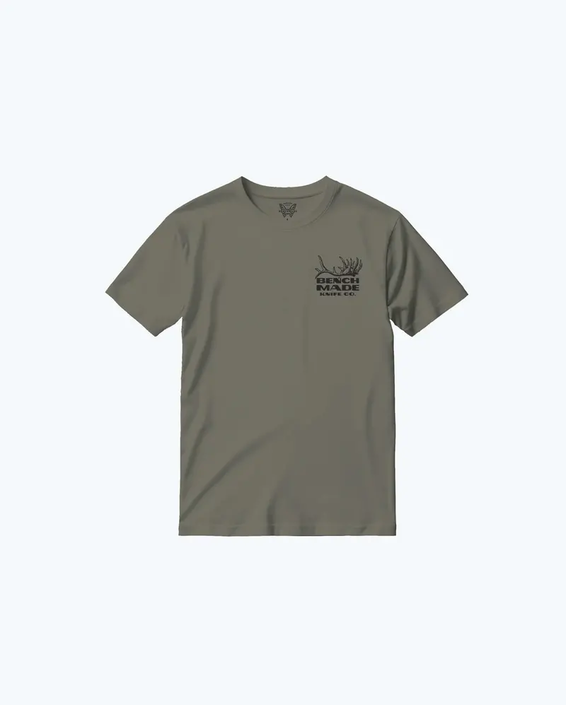 Antler Pattern Short-Sleeve Tee For Men 1