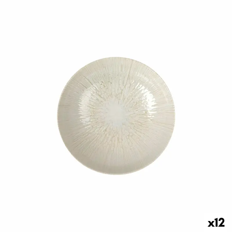Anya 21 Cm Deep Plate – Handcrafted Mediterranean Tableware (Pack Of 12) 1