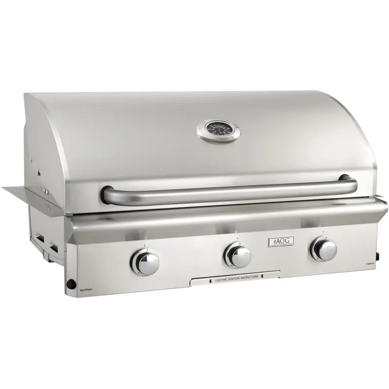 Aog L-Series 36-Inch Built-In Natural Gas Grill – 3-Burner, Sleek Low-Profile Design (Model 36Nbl-00Sp) 1