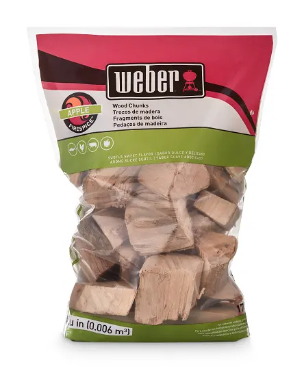 Apple Smoking Wood Chunks For Weber Grills 1