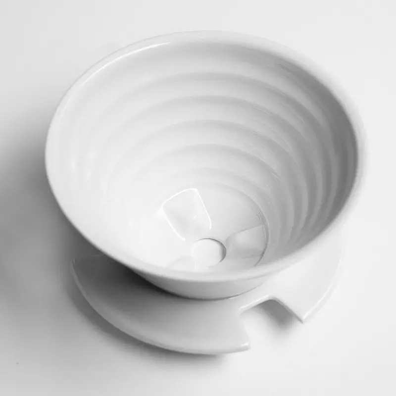 April Porcelain Pour-Over Brewer – Elegant Manual Drip Coffee Maker 1