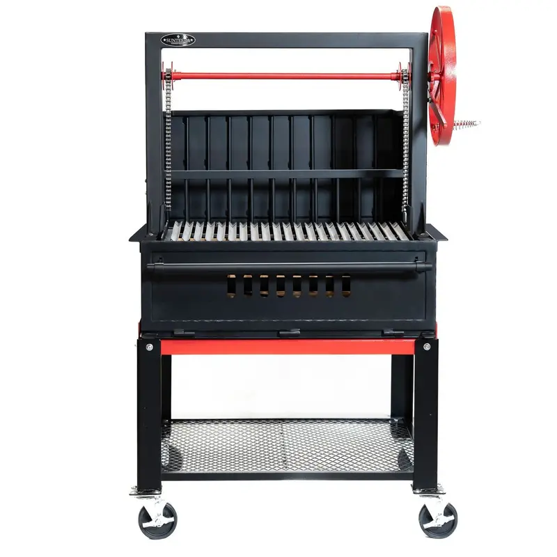 Argentine-Style 36"X36" Brasero Grill With Mobile Cart 1
