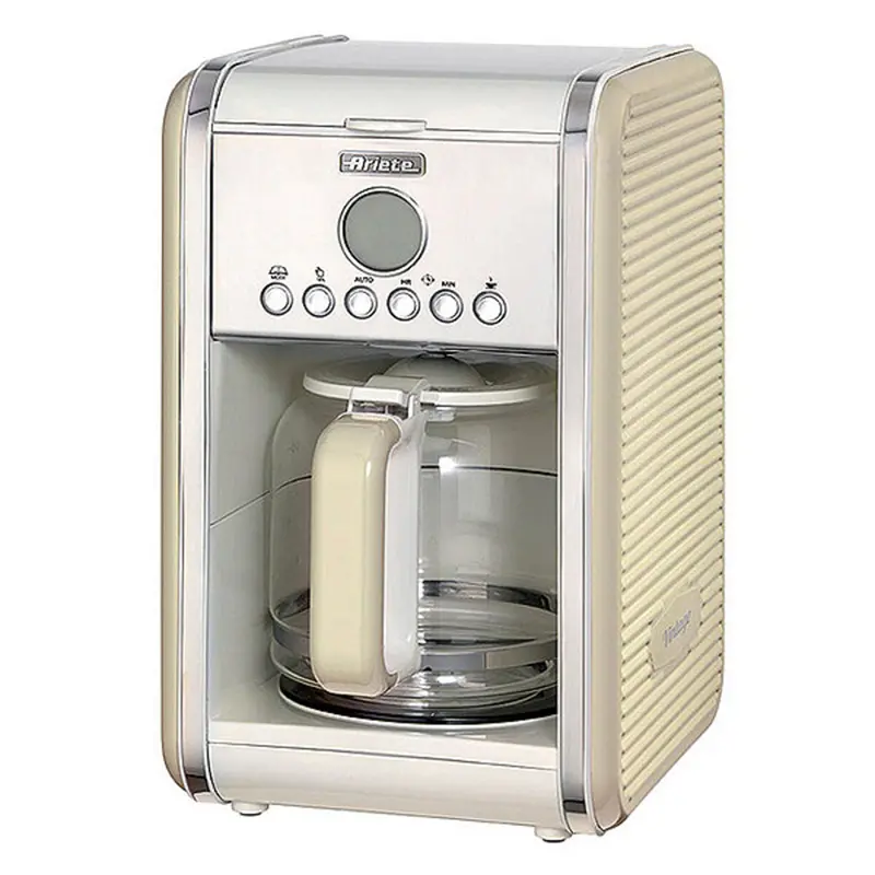 Ariete 1342Cr Drip Coffee Maker – Beige Design, 1.5L Capacity, 2000W Power 1