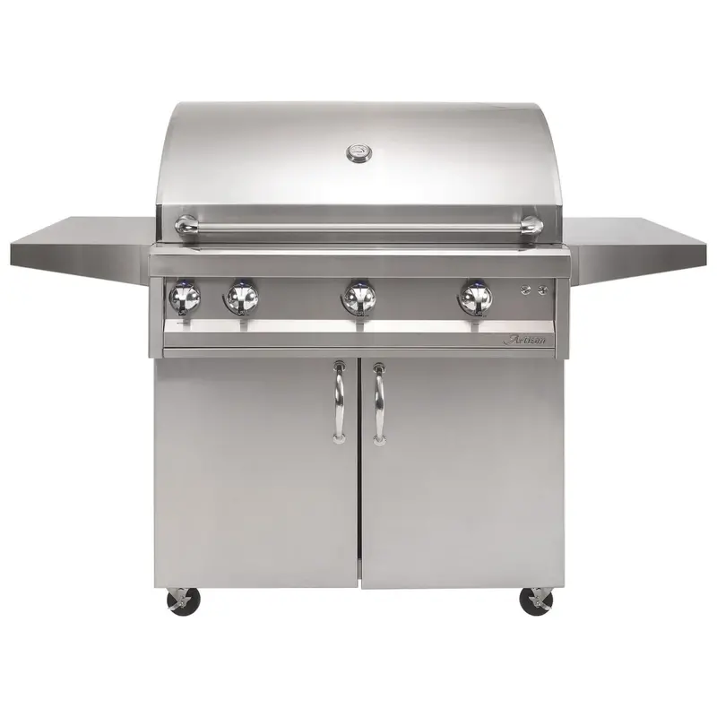 Artisan Professional 36-Inch 3-Burner Freestanding Gas Grill With Rotisserie Support 1