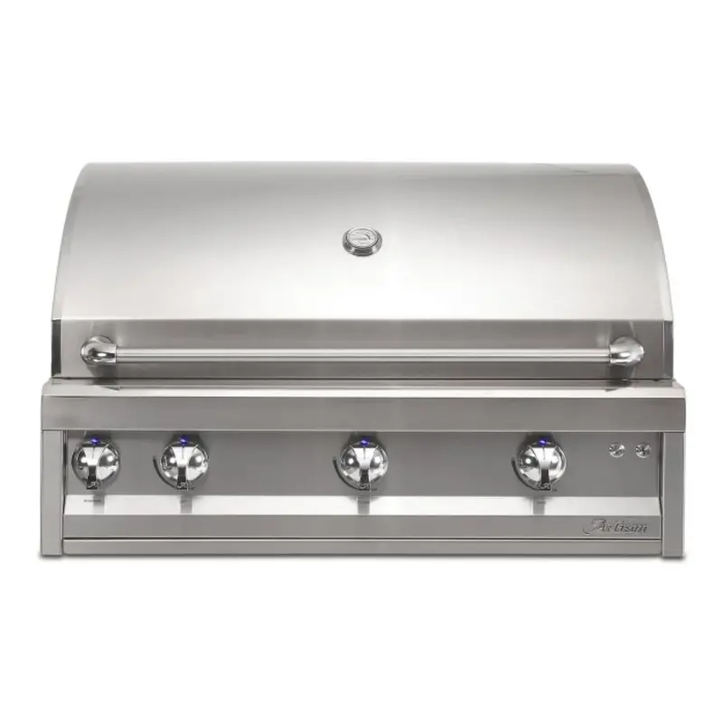 Artisan Professional 36-Inch Built-In Gas Grill – 3-Burner With Rotisserie Assembly 1
