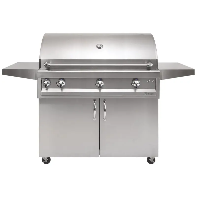 Artisan Professional 42-Inch 3-Burner Freestanding Gas Grill With Rotisserie System 1