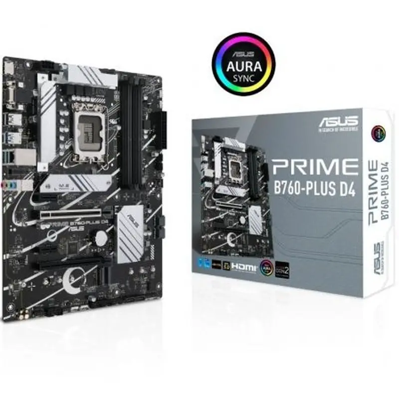 Asus Prime B760-Plus D4 Motherboard – Lga 1700, Ddr4 Compatible, Intel 12Th/13Th Gen Ready 1