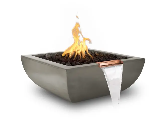 Avalon Versatile Concrete Fire & Water Bowl 1