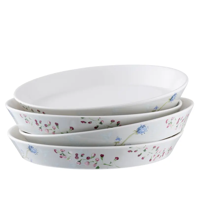 Aynsley Camille Pale Jade Pasta Bowls – Set Of Four Dishwasher-Safe Bowls 1