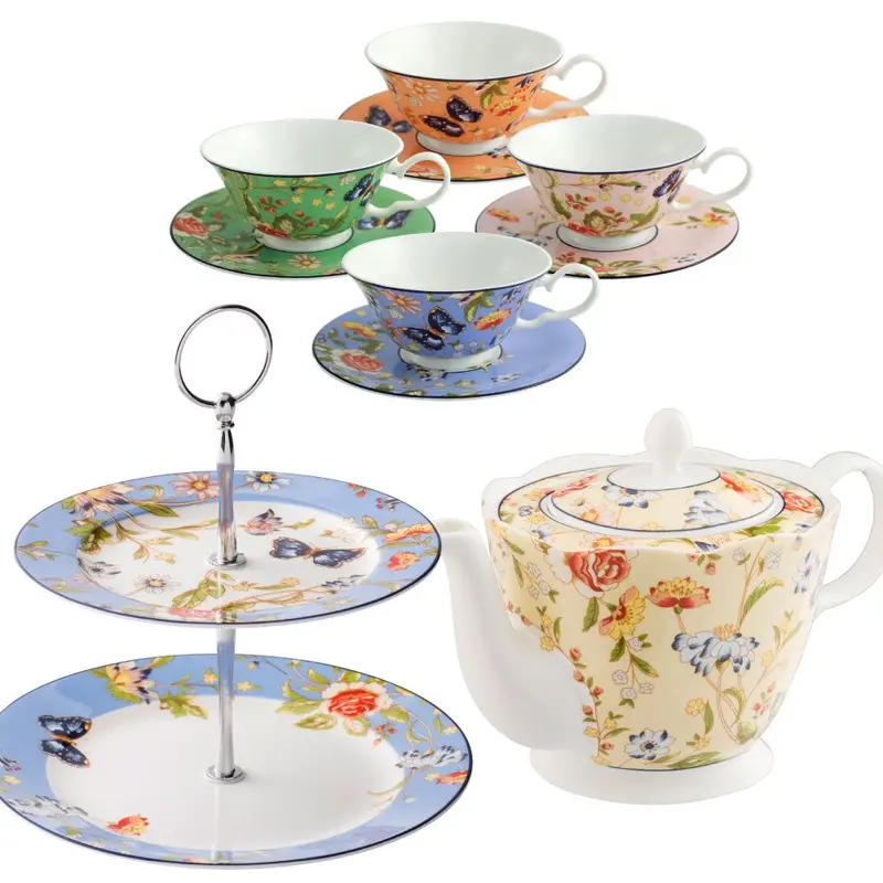 Aynsley Cottage Garden Afternoon Tea & Cake Serving Set 1