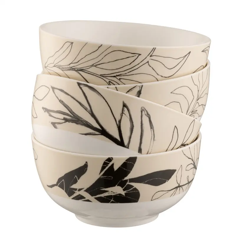 Aynsley Minimal Flora Cereal Bowl Set (4-Piece) 1