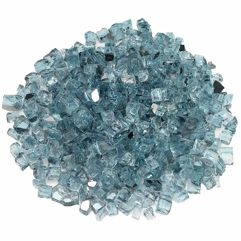 Azuria Reflective Premium Fire Glass – 1/2-Inch, 10 Lb 1