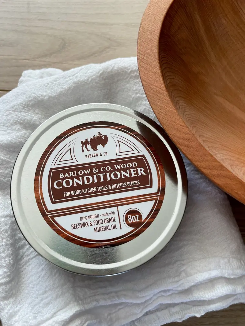 Barlow & Co Wood Conditioning Oil – Food-Safe Finish 1