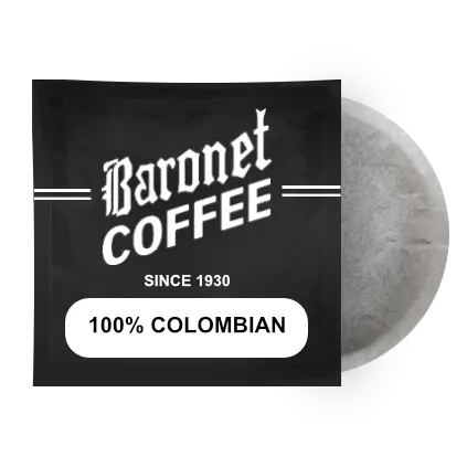 Baronet 100% Colombian Medium-Dark Roast Pods – 18-Pack 1