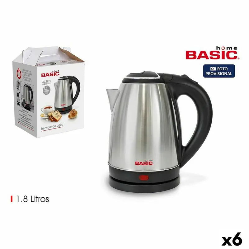 Basic Home Led-Illuminated Electric Kettle – 1500 W, 1.8 L Capacity, Rapid-Boil Function 1