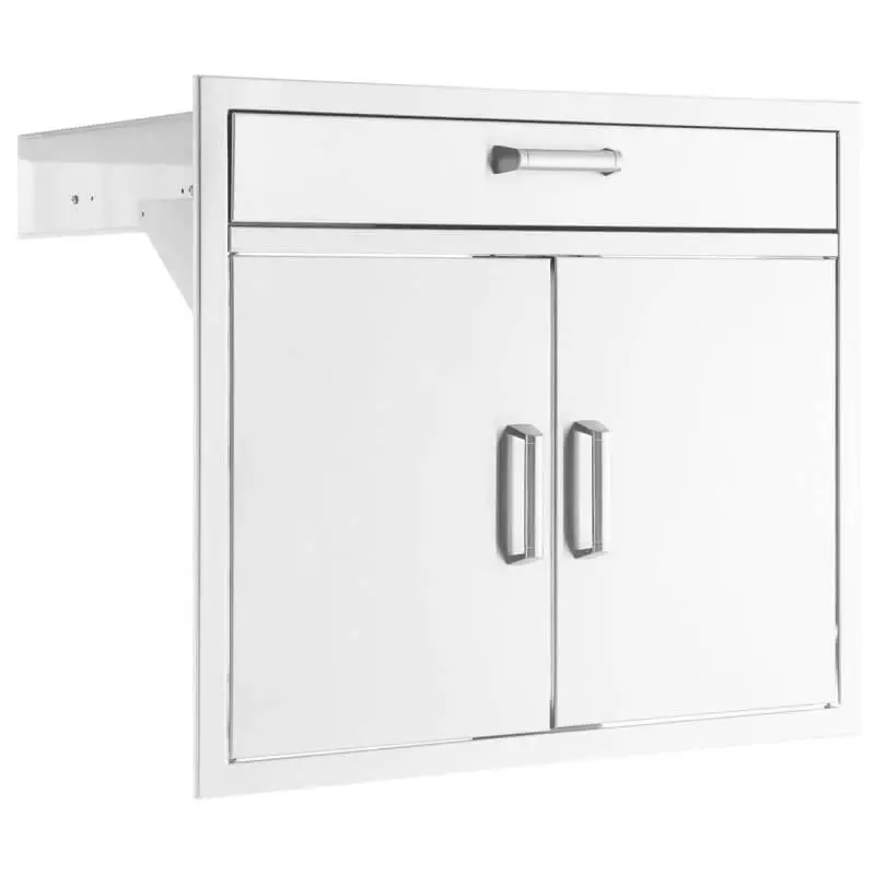 Bbq Generals Elite 30-Inch Dual-Door Cabinet With Single Drawer 1