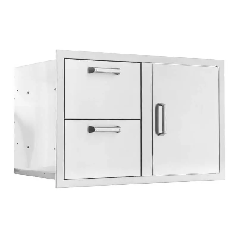 Bbq Generals Elite 32-Inch Access Panel With Dual Roll-Out Drawers 1