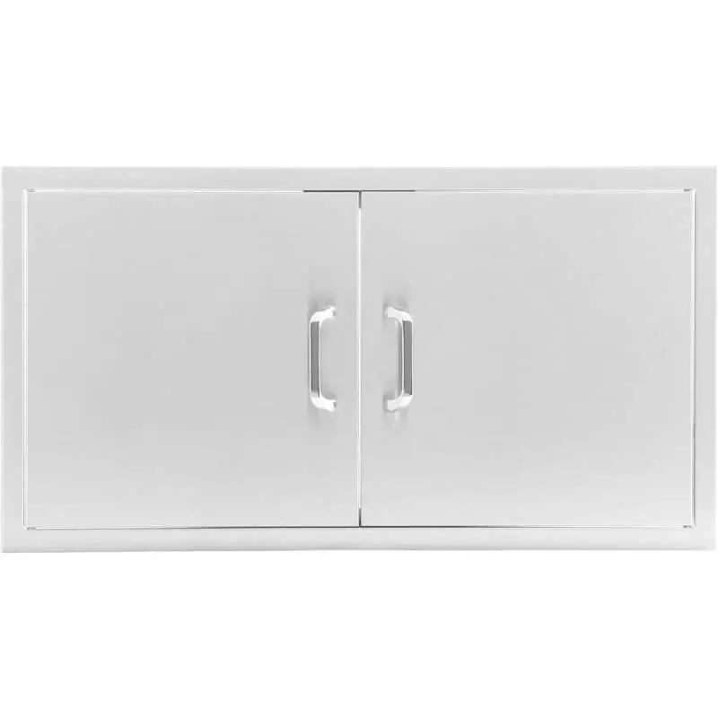 Bbq Generals Elite 40-Inch Heavy-Duty Stainless Steel Dual Door 1