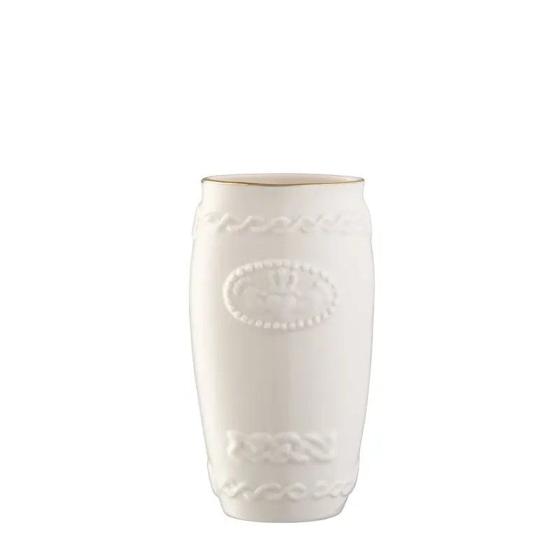 Belleek Claddagh Mini Vase – Petite Porcelain Accent For Shelves Or Desks 1