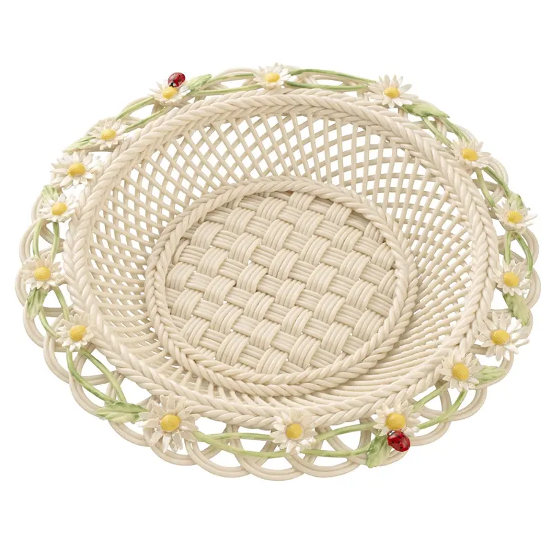 Belleek Classic 2024 Annual Daisy Chain Basket 1